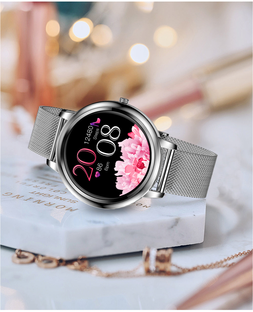 Silver strap shop ladies watches