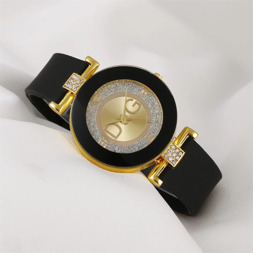 Black Quartz Womens Watch