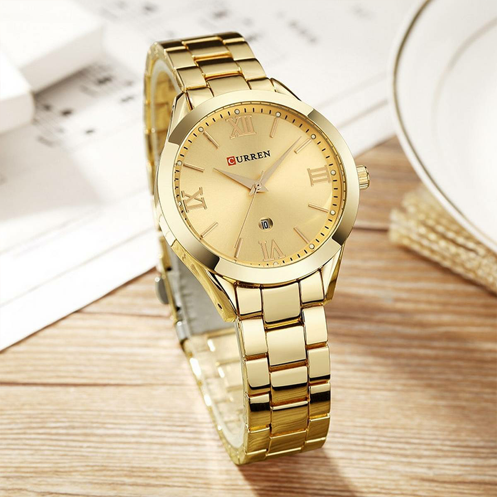 Curren 2025 watch gold