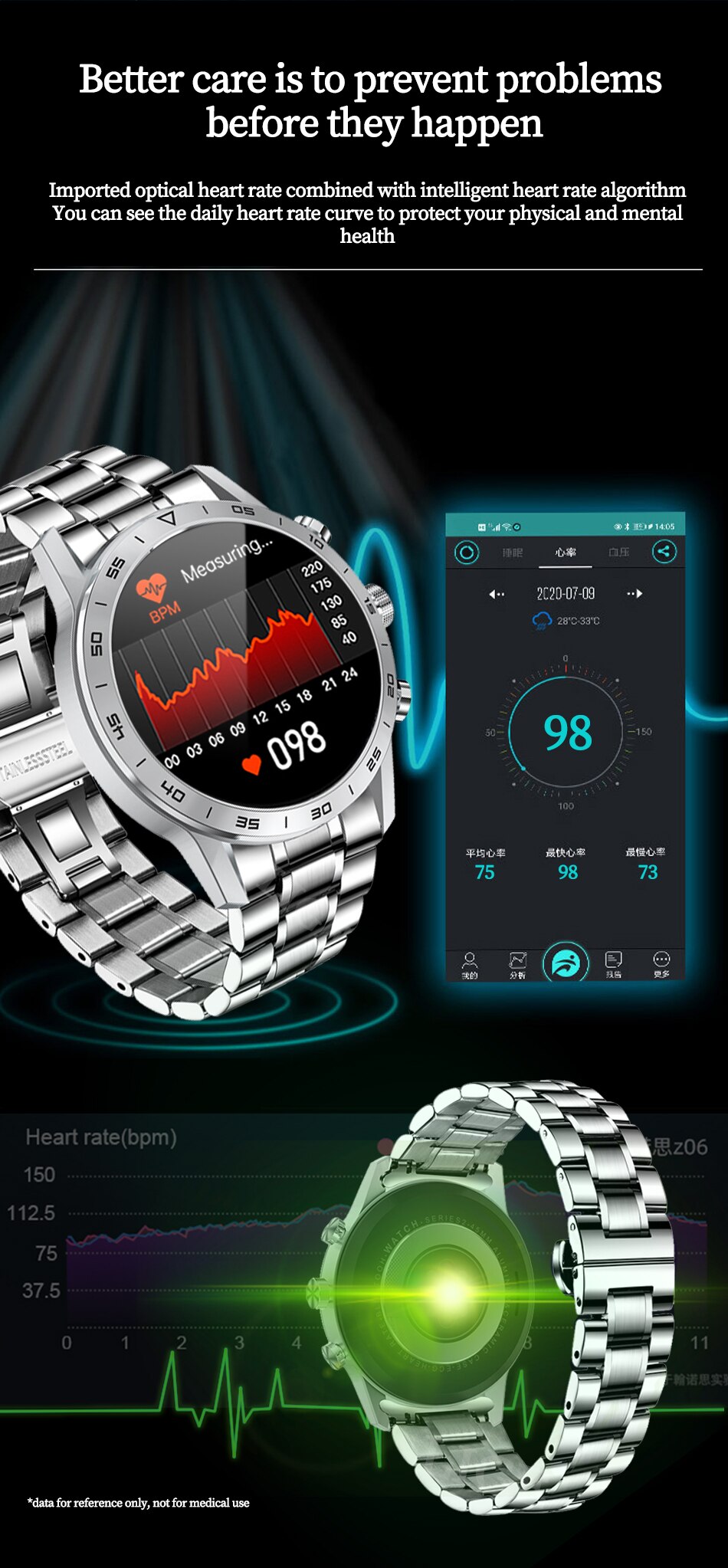 Lige 2020 new sales smart watch