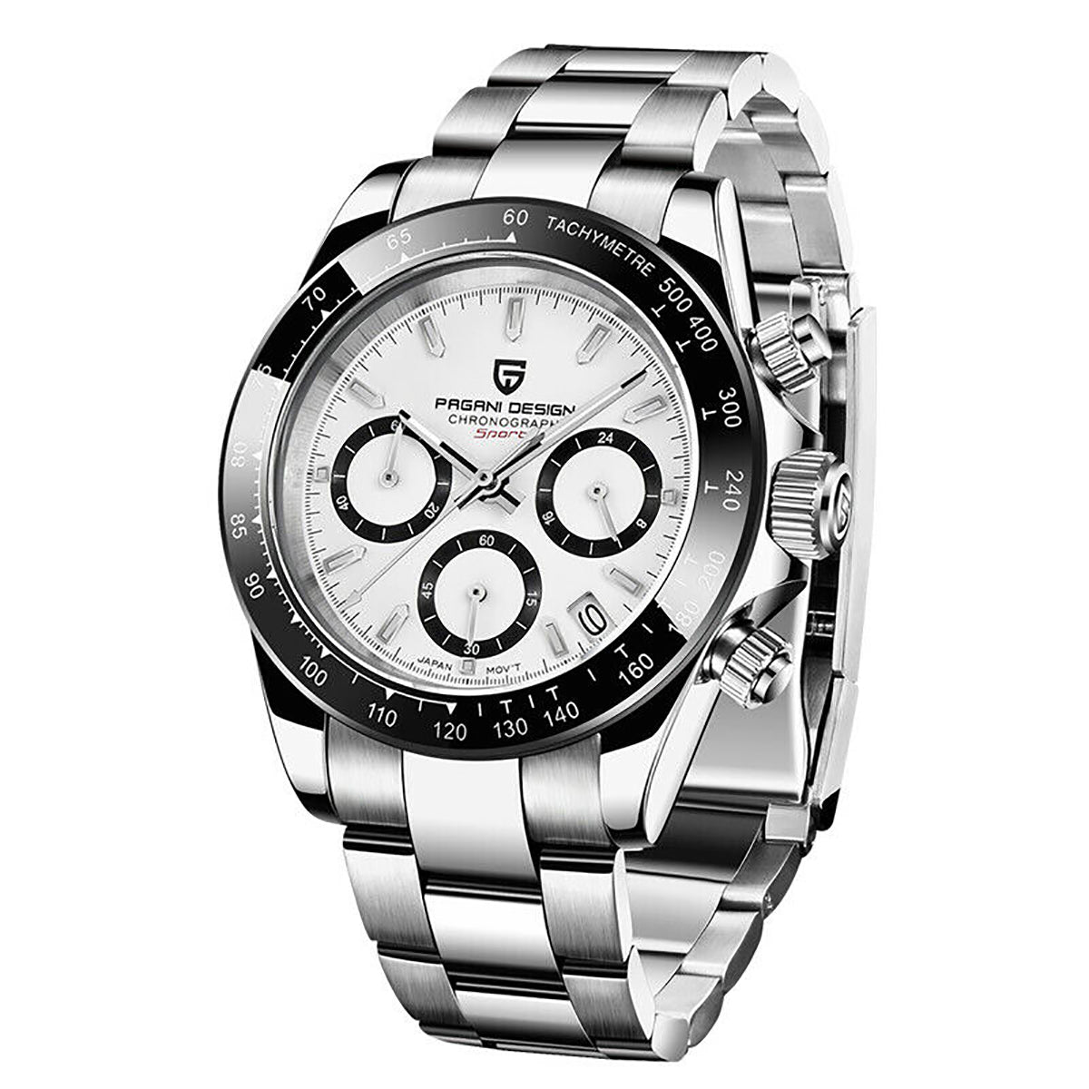 Pagani Design Formal Mens Watch With Elegant Black and White Dial – Watch  Empire SA